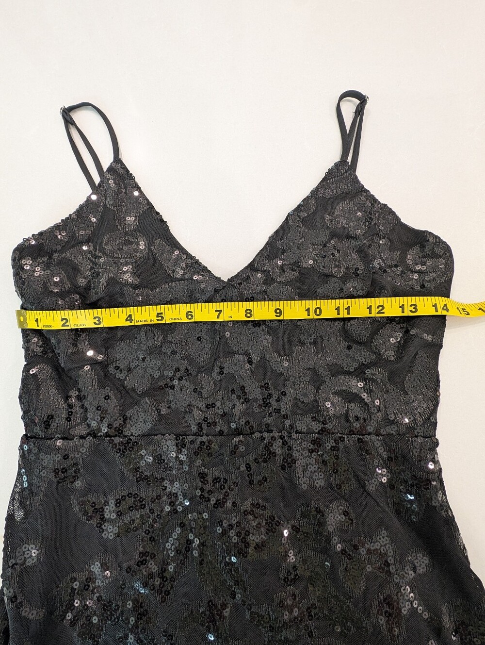 Winsor Black Sequin Mini Cocktail Dress - Picture 8 of 14
